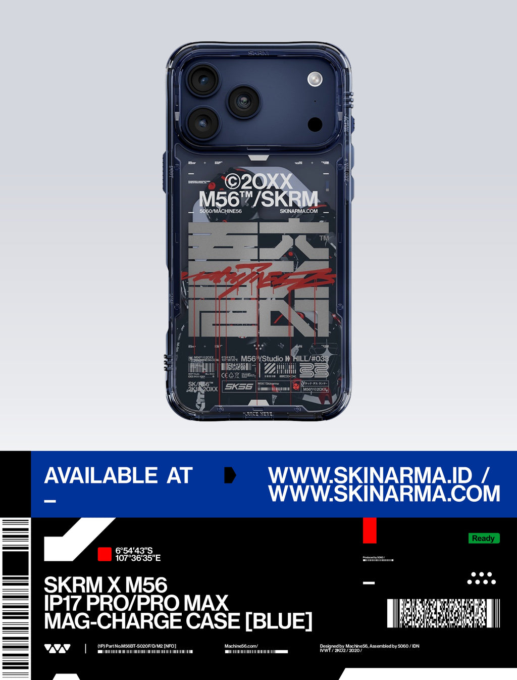 [BLUE] SKRM x M56 - iPhone 17 Pro / Pro Max