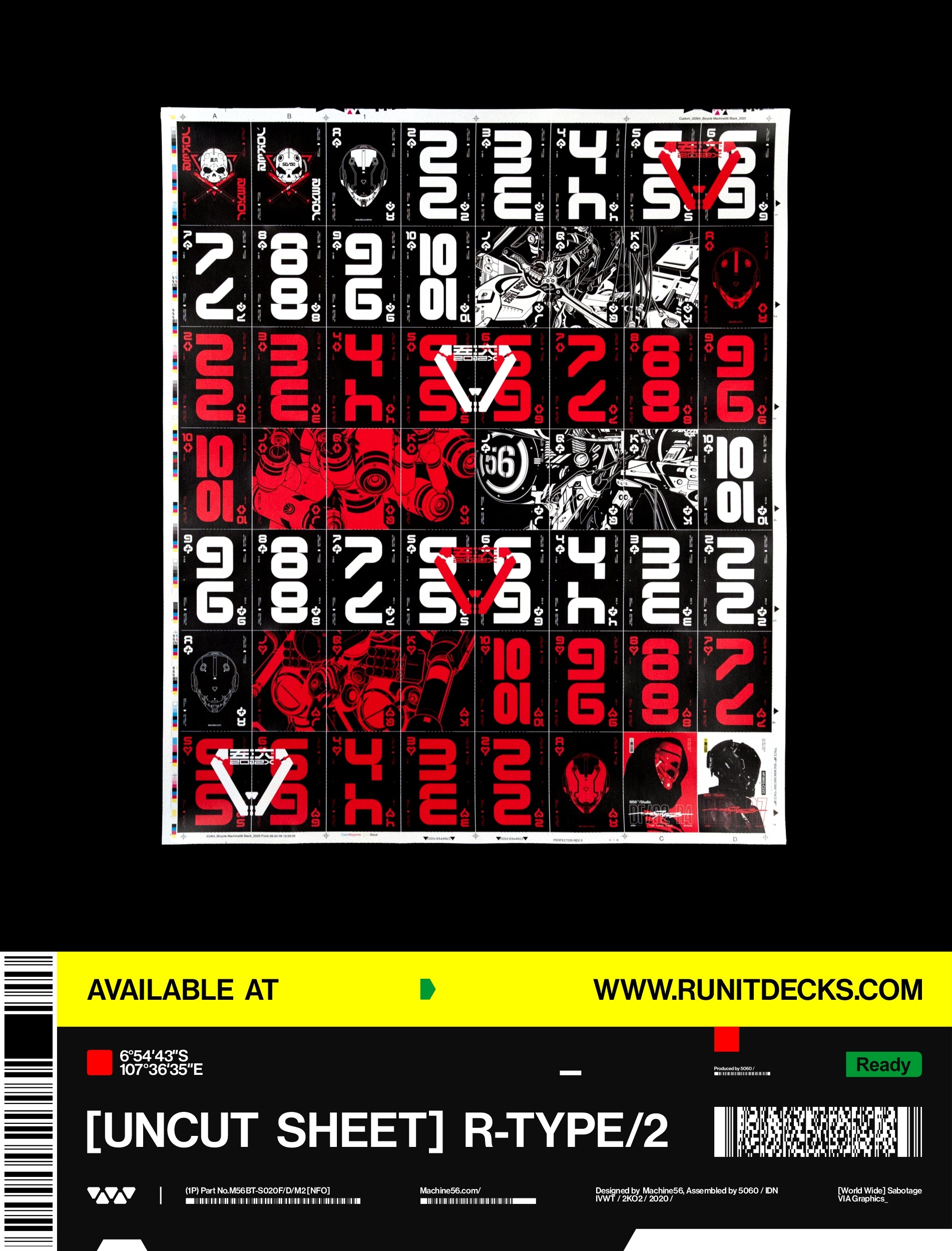 [UNCUT SHEET] R-TYPE/2