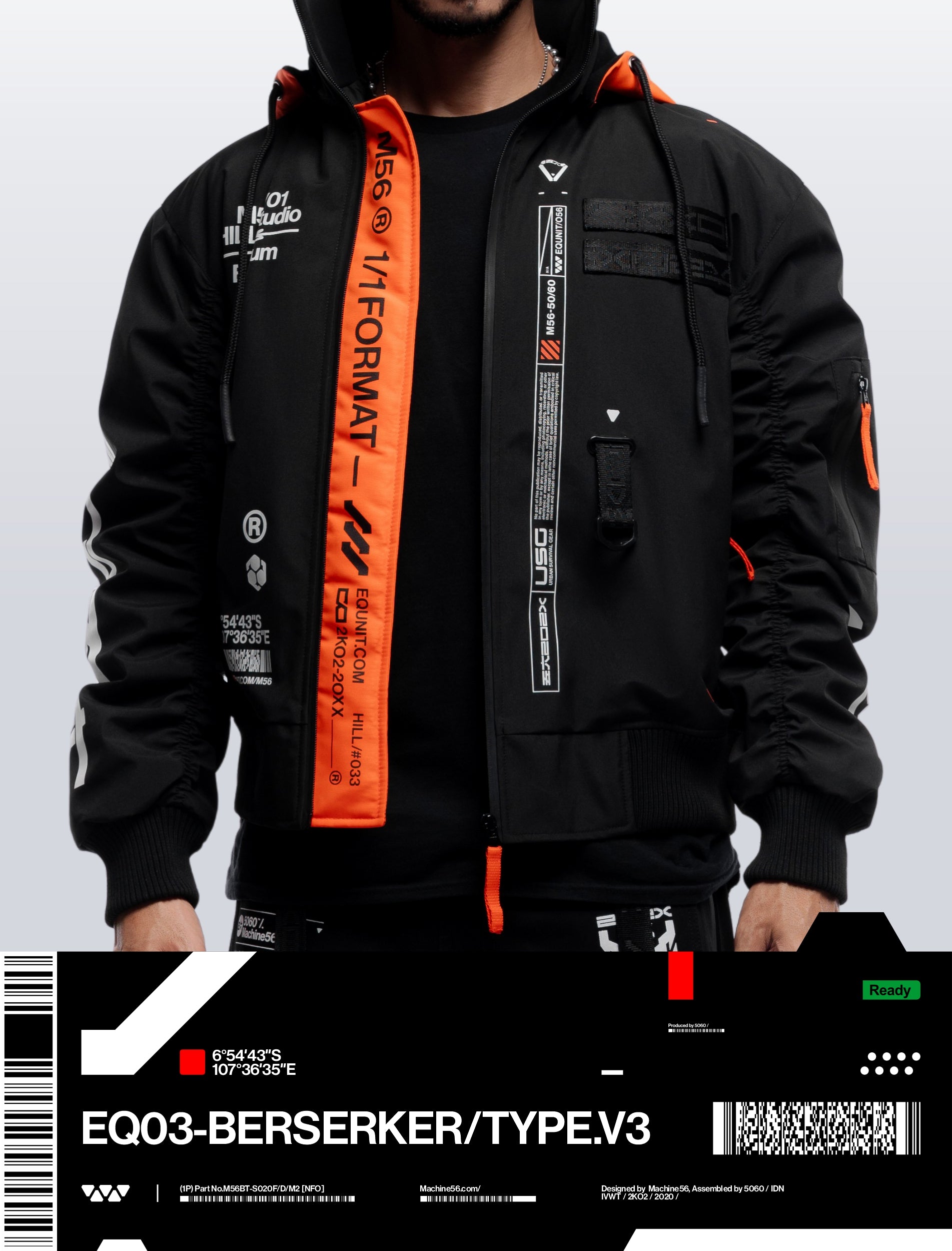 machine56 ナイロンジャケット ホワイト L JACKET – Machine56