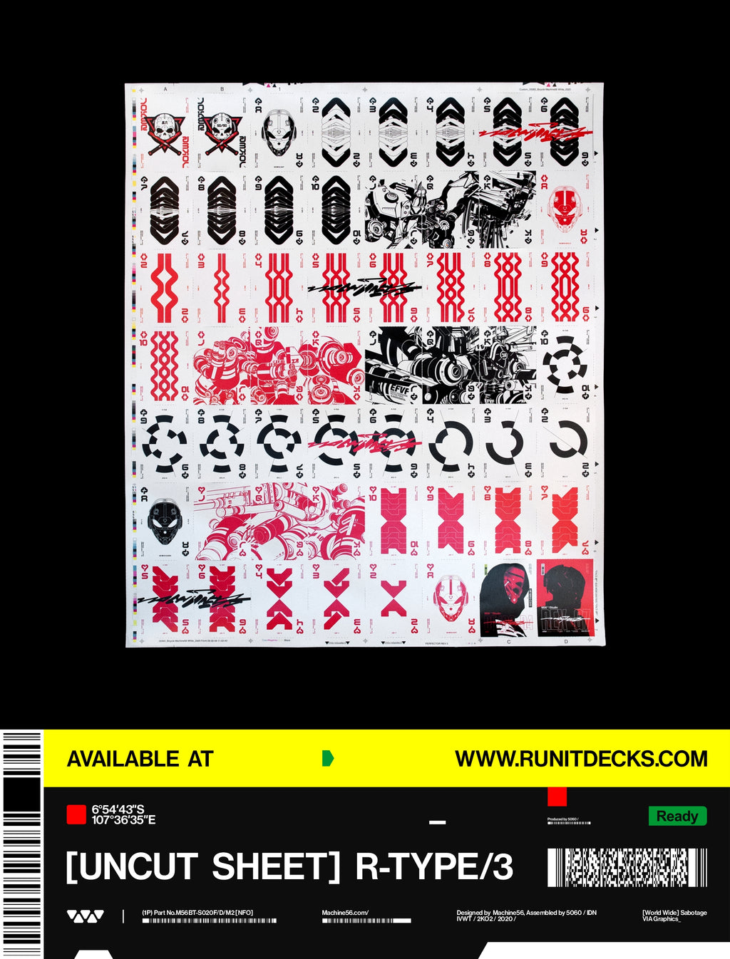 [UNCUT SHEET] R-TYPE/3