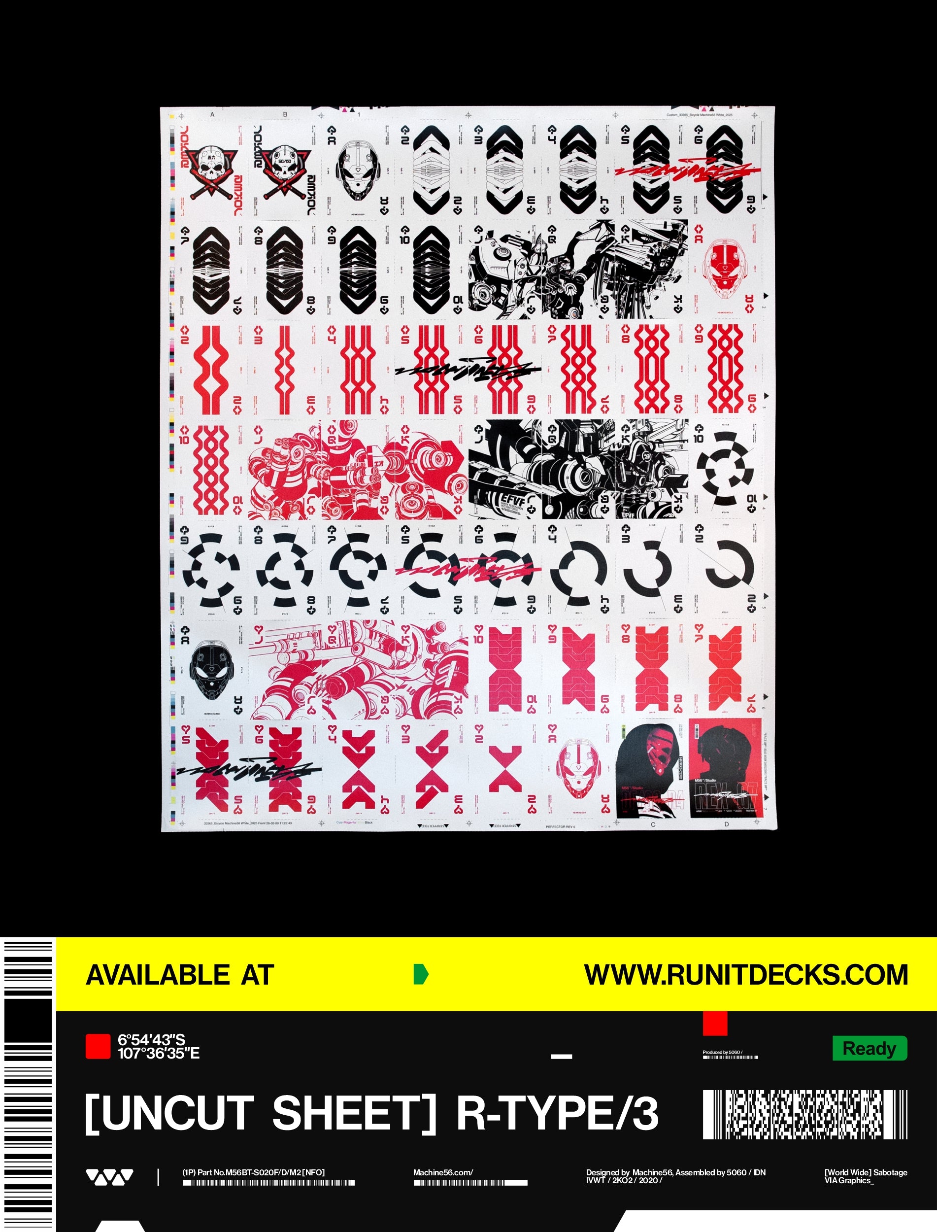 [UNCUT SHEET] R-TYPE/3