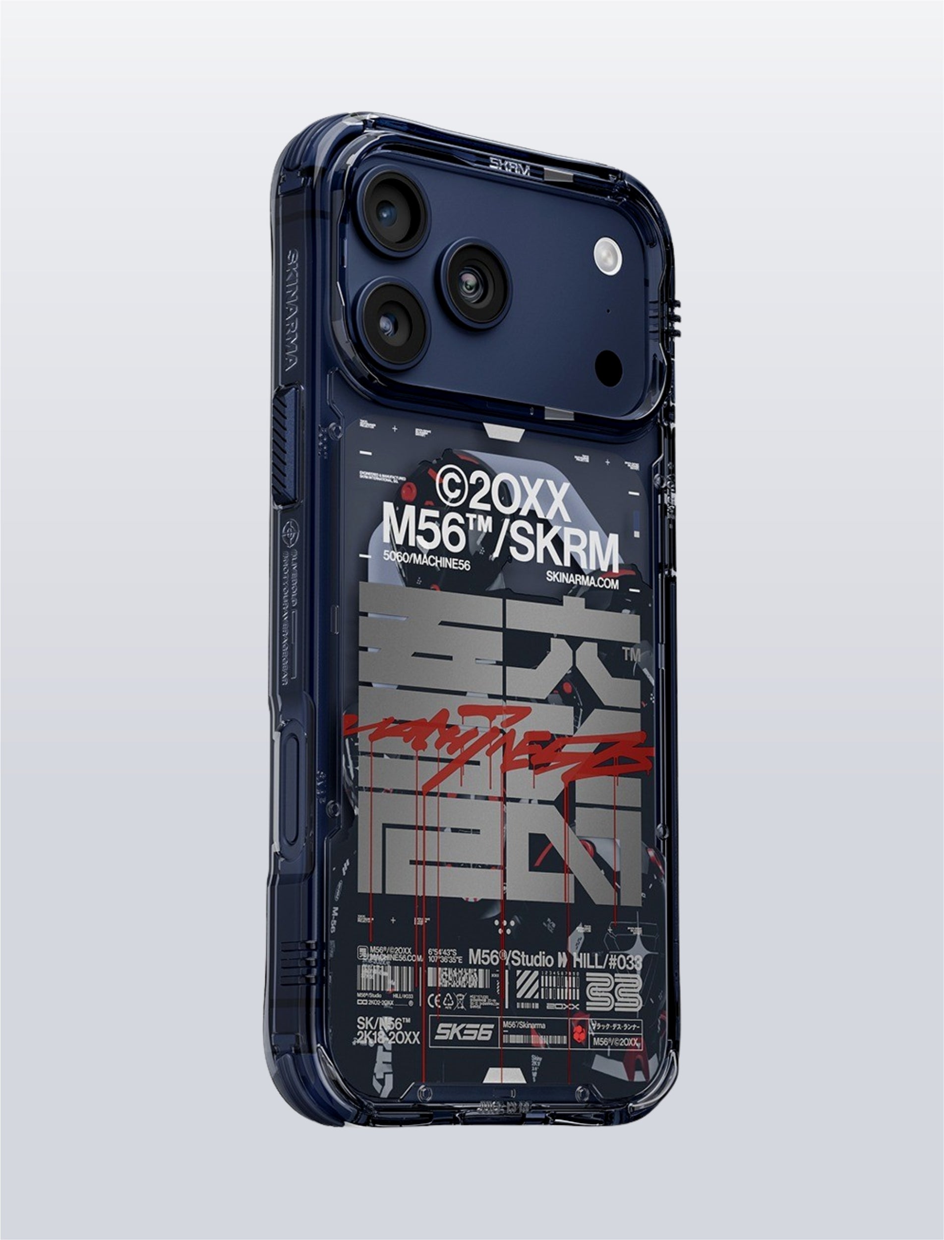 BLUE] SKRM x M56 - iPhone 17 Pro / Pro Max – Machine56