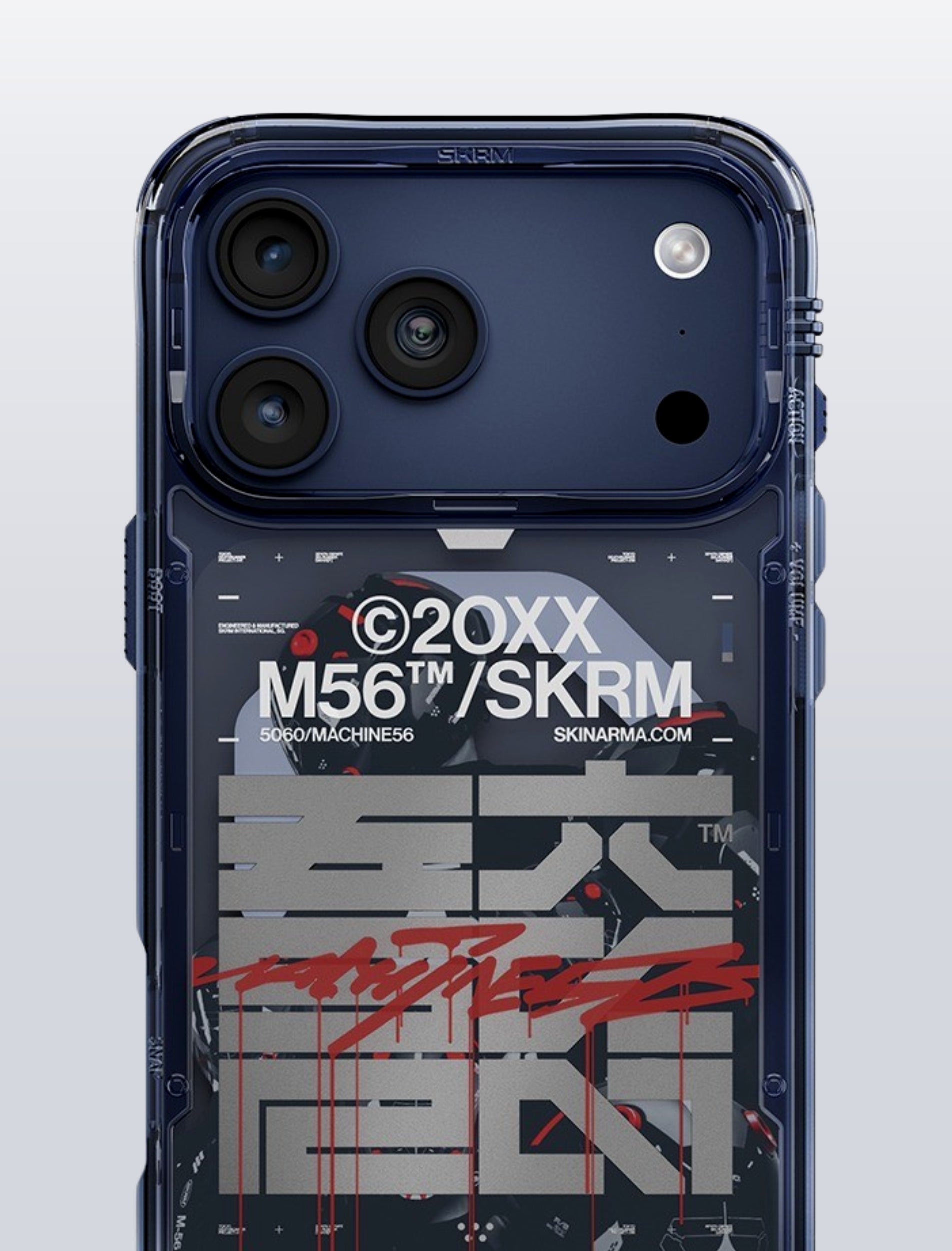 BLUE] SKRM x M56 - iPhone 17 Pro / Pro Max – Machine56